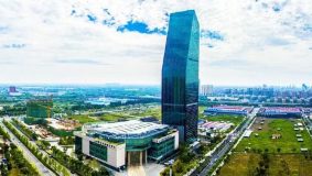 奉賢第一高樓中企聯合大廈啟動運營,立足新城CBD 奉賢第一高樓中企聯合大廈啟動運營,立足新城CBD