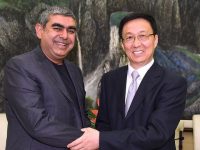 韓正會見印孚瑟斯CEO，再談人工智能