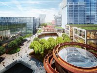 黃浦江邊再添一景,跨度400米總面積4萬平方米二層平臺聯通西岸傳媒港 黃浦江邊再添一景,跨度400米總面積4萬平方米二層平臺聯通西岸傳媒港