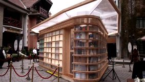 寒風天,思南路上這座靈動小屋來了兩位新“主人” 寒風天,思南路上這座靈動小屋來了兩位新“主人”