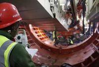 閔行 | 軌交15號線建設再提速,多虧這位“地下工作者” 閔行 | 軌交15號線建設再提速,多虧這位“地下工作者”