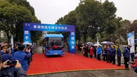 奉賢 | 35輛BRT公交車今天正式交付，最大乘客數142人