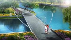 長寧 | 再建三座景觀橋,蝴蝶、滑板、折紙等元素融入其中 長寧 | 再建三座景觀橋,蝴蝶、滑板、折紙等元素融入其中