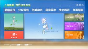 村里的收支明細、福利項目打開電視機就能查，崇明綠華鎮“智慧社區”項目上線