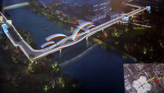 七彩聚虹、夢想筑橋，虹橋商務區全面啟動燈光景觀提升工程