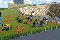 靜安國際雕塑展十年了，“大狐貍”回英國了，但今年有這些“新朋友”