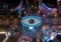 魔幻!五角場彩蛋將換全新燈光景觀,城市上空呈現“天空之眼” 魔幻!五角場彩蛋將換全新燈光景觀,城市上空呈現“天空之眼”