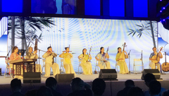 在吳涇“浦江第一灣”, 500多名觀眾欣賞到了一場"中秋訂制版"戶外音樂會 在吳涇“浦江第一灣”, 500多名觀眾欣賞到了一場"中秋訂制版"戶外音樂會