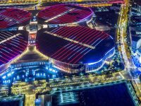 “進博會”點亮璀璨燈光，你知道昨晚的“四葉草”有多美嗎？