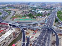 北虹路立交今年底前通車，上海北橫通道五跨蘇州河、四跨中環！