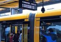 松江有軌電車二期工程將通電調試，預計下半年開通，連接松江新老城區