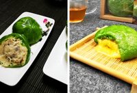 青團帶著奶油蘑菇湯味，滿口爆漿流沙！上海老字號又做“火”了一個市場