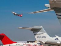 全套愛馬仕機艙世界最寬敞公務機，航程上萬公里龐巴迪環球7500，這幾天都在上海！