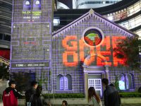 上海“城會玩”又出新花樣，這次是把經典老游戲搬上墻