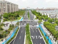 以“聞香識路”為主題，臨港首條景觀提升示范道路中秋投用