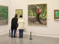 “亦師亦友”第九屆海上畫家聯展開幕，陳逸飛和他的同學作品亮相