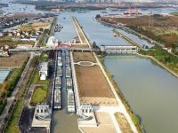 長三角地區最大船閘即將通航，上海有了千噸級船閘