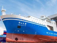 最大且綜合性能最強，這艘刷新國內多個第一的海洋科考船在上海下水并命名