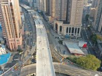 北橫通道最大難度段天目路高架鋼結構貫通，全線明年6月底通車