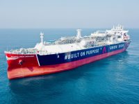 上海造船業交付復工以來第一艘船，為全球最大艙容超大型乙烷運輸船