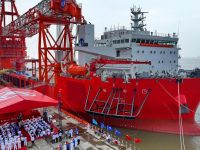 一日兩艘大國重器交付下水！四大央企聯手護航“海上風電利器”