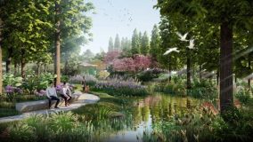 預計2024年建成開放！美蘭湖中央公園建設四季效果圖出爐