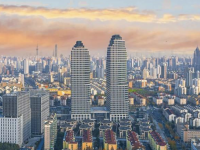 品牌亮相!普陀“新雙塔”地標將于三季度開業! 品牌亮相!普陀“新雙塔”地標將于三季度開業!