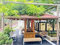 他們改造了小區里一座40年的涼亭,卻引發了一場特殊“化學反應” 他們改造了小區里一座40年的涼亭,卻引發了一場特殊“化學反應”