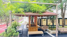 他們改造了小區里一座40年的涼亭，卻引發了一場特殊“化學反應”