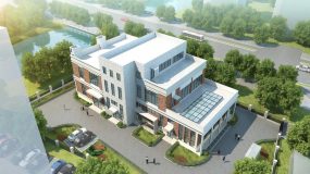 浦東康橋新建雨水泵站下挖五層樓，夏季區域排澇不再難