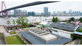 環保設施本身就很環保，上海首座“零碳水質監測站”在楊浦濱江啟用