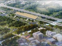 “一站一區間”直通華為研發基地，上海軌道交通17號線西延伸西岑站車站封頂